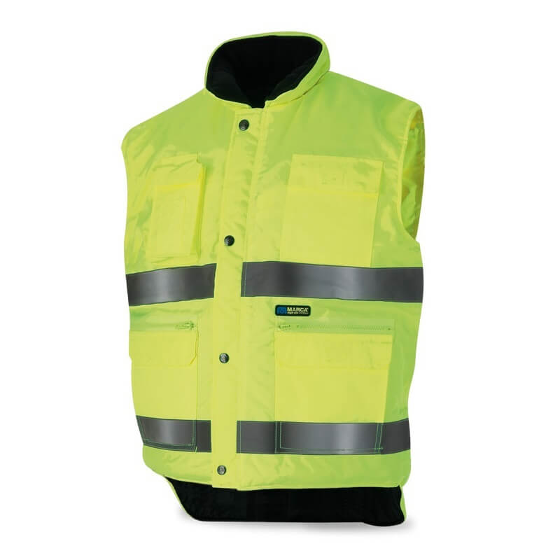 Chaleco multibolsillos alta visibilidad amarillo 288-VMFY - Referencia 288VMFYF